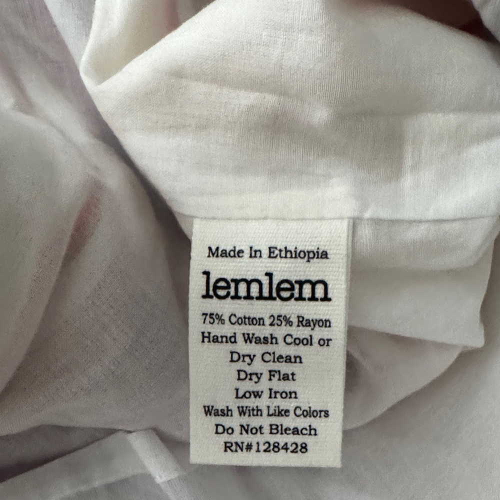 NWT LemLem lelisa V-neck swim cover up Maxi Dress size M - Picture 7 of 10